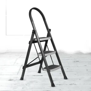 Hunter 3-step ladder with large steps