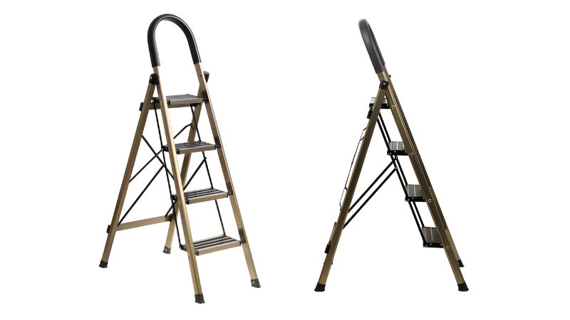 Stainless Steel Folding Step Ladder